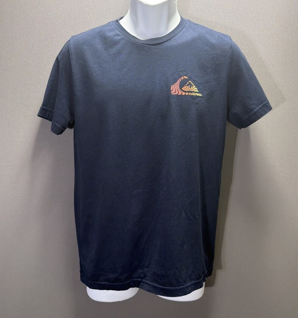 Quiksilver Men's Large Dark Blue T Shirt RAVE Edition
